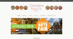 Desktop Screenshot of christianekubrick.com