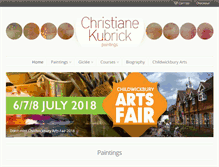 Tablet Screenshot of christianekubrick.com
